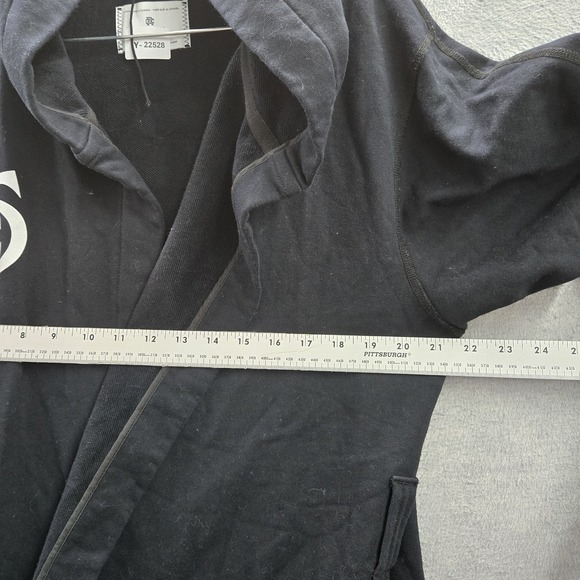 Reigning Champ Men Sleepwear L Black Top Dog‎ TDE Kendrick Lamar Robe Hooded - Picture 8 of 11